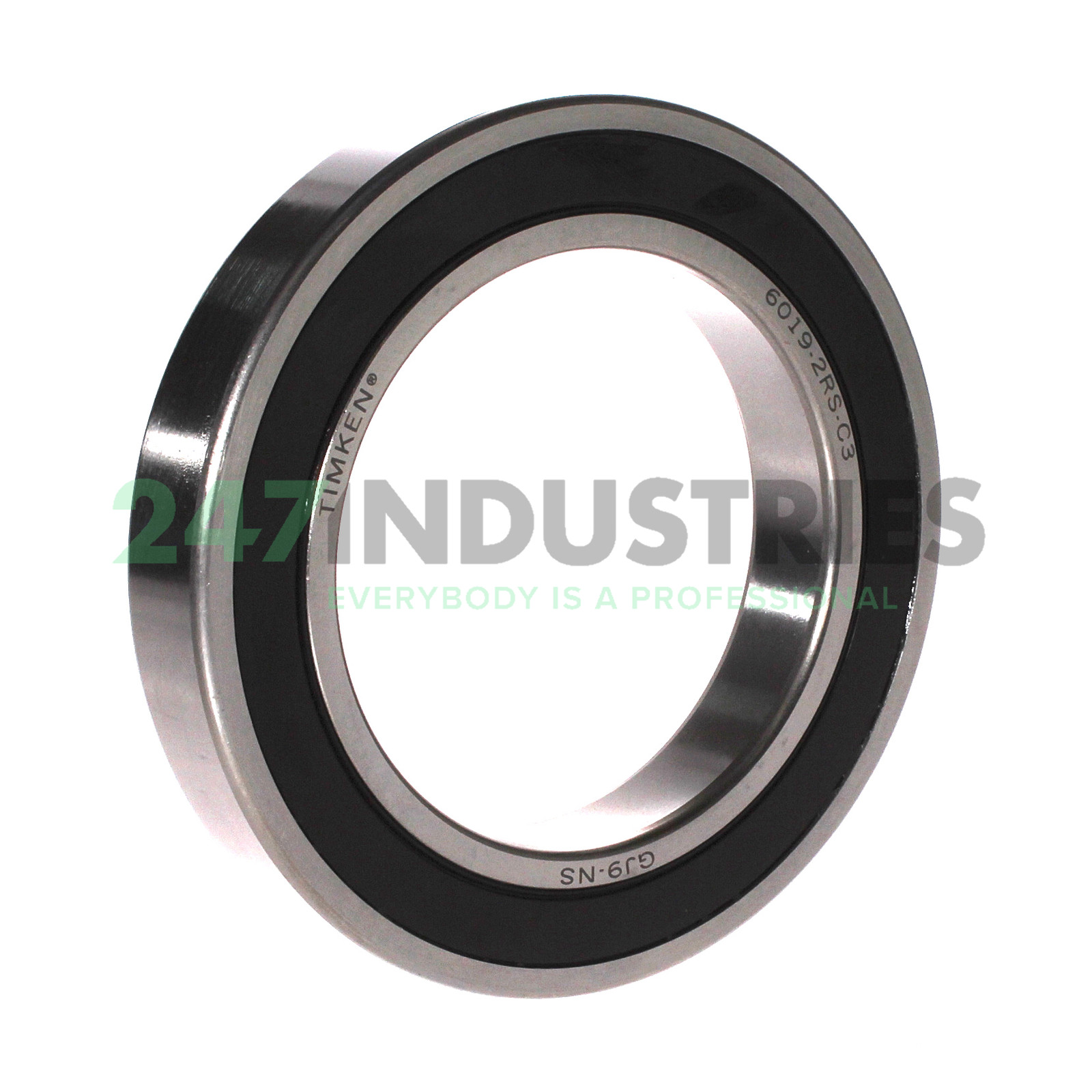 6019-2RS-C3 Timken 95 x 145 x 24 mm DEEP GR. BALL SINGLE ROW