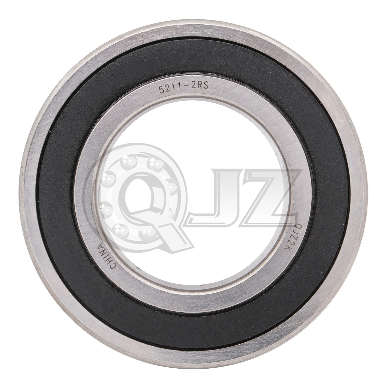 [2-Pack] 5211-2RS Angular Contact Ball Bearing 55mm x 100 mm x 33.3mm (IDxODxW)