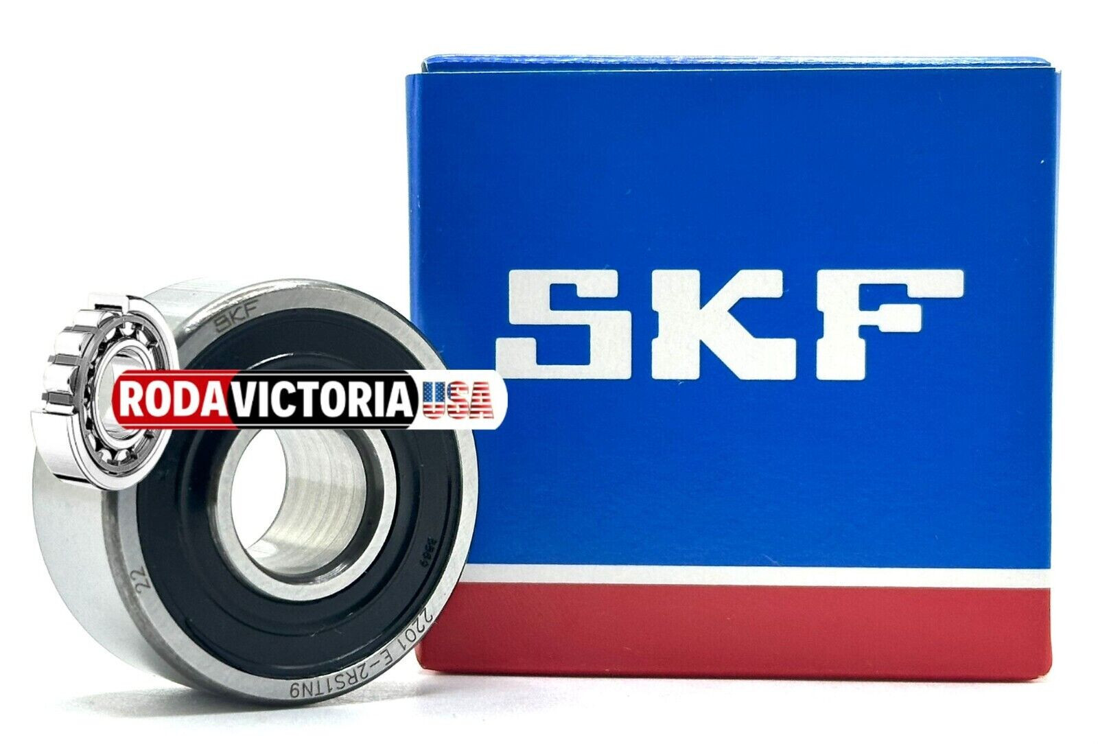 SKF 2201 E 2RS1 TN9 SELF-ALIGNING BALL BEARING, RUBBER SEALED 12x32x14mm SKF