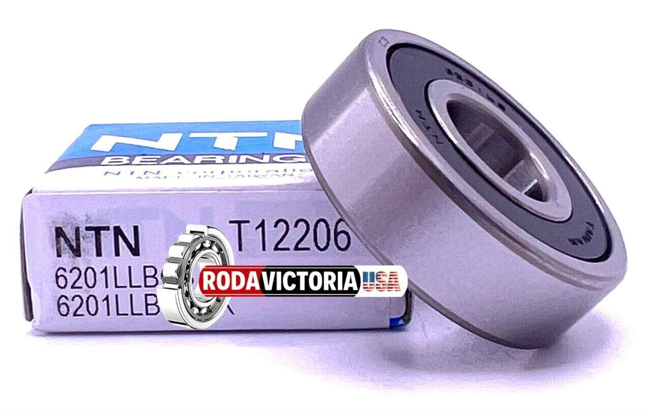 NTN 6201 LLB/5K DEEP GROOVE BALL BEARING, RUBBER SEALED 12x32x10mm