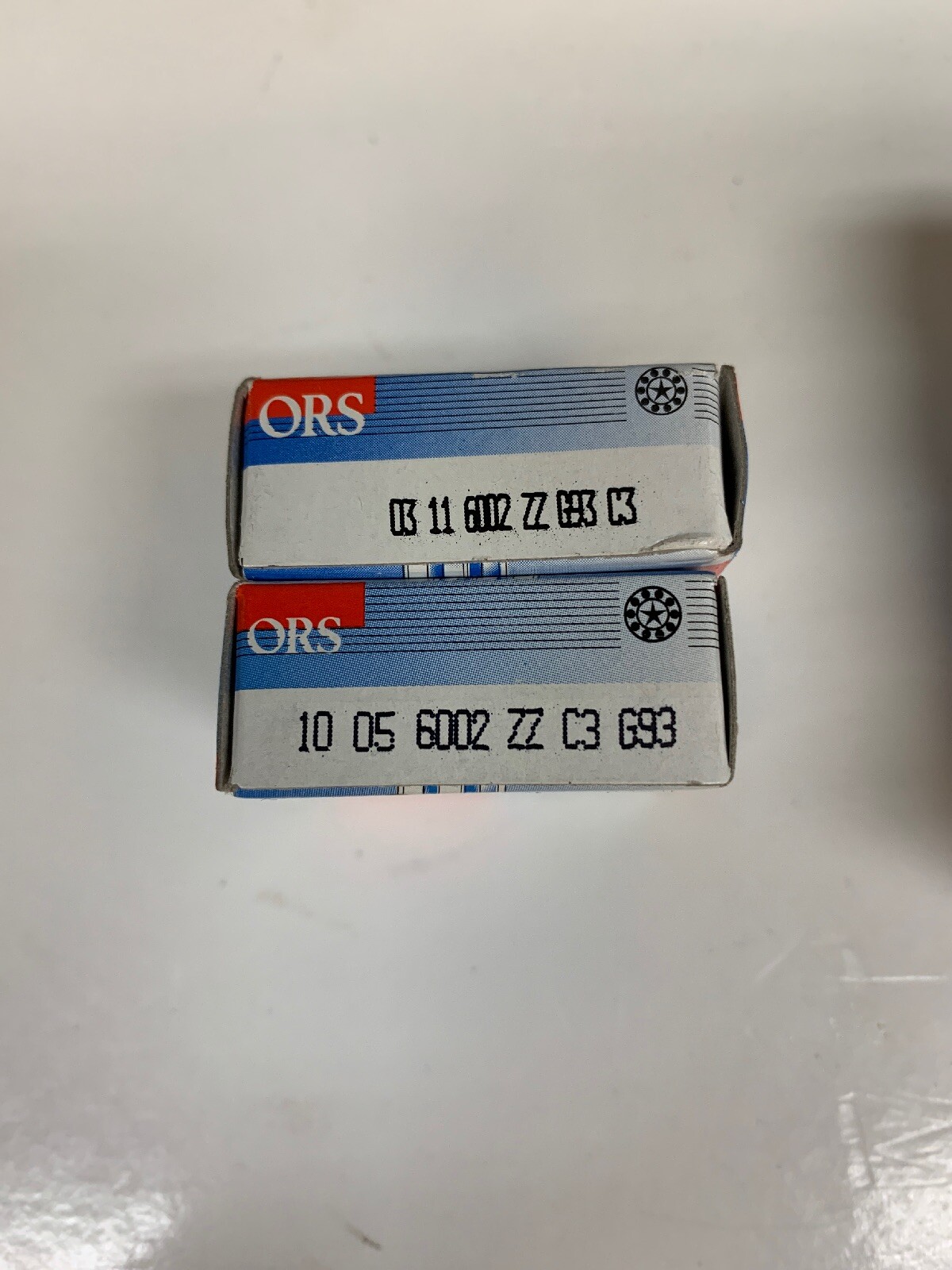 4-Ors 6200 ZZ C3 G93,4-6001 ZZ C3 G93&2-6002 ZZ C3 G93 (10 Total)New Bearings