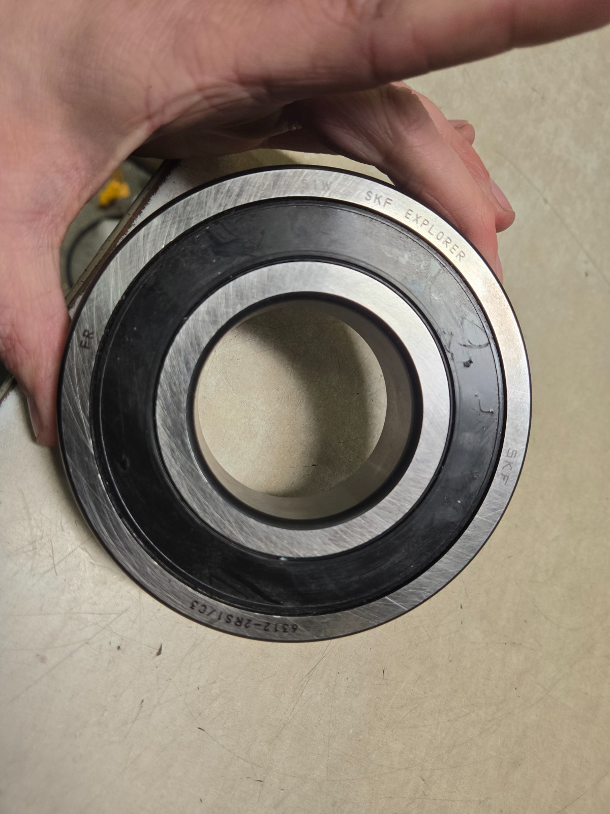 NOB SKF 6312-2RS1/C3 single row deep groove ball bearing