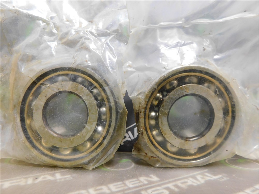 NEW Pair of 2 Fafnir 7305WN SU Angular Contact Bearings 25mm Bore 62mm OD 17mm W