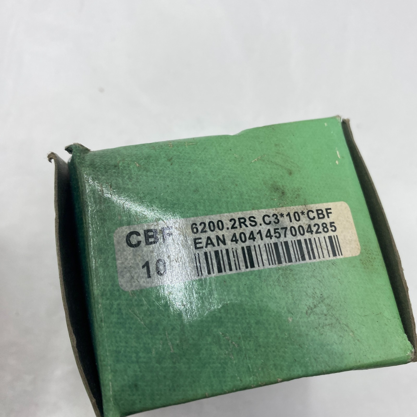 PACK OF 10 CBF 6200.2RS.C3*10*CBF SINGLE ROW DEEP GROOVE BALL BEARING NEW 🎯
