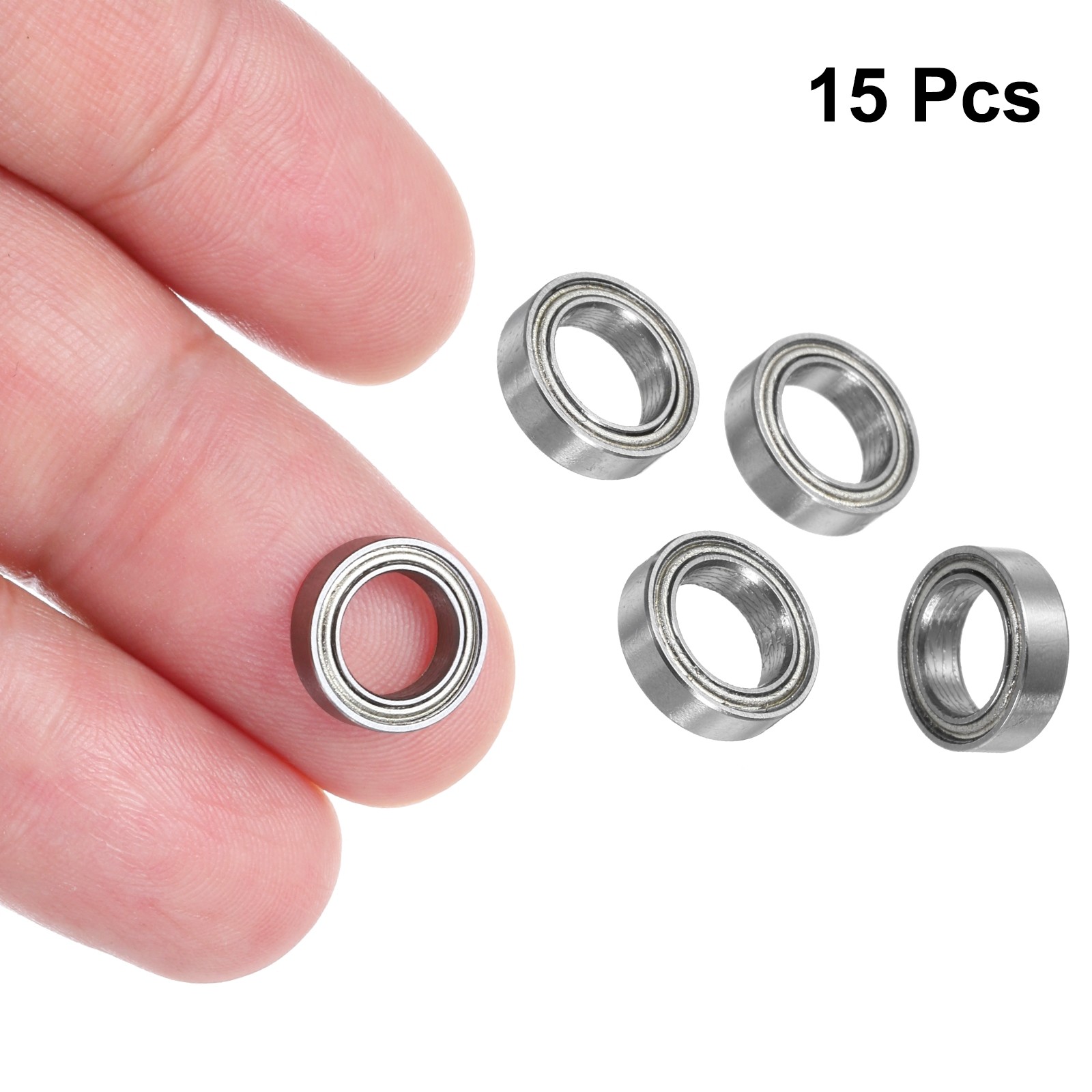 15pcs MR117ZZ Deep Groove Ball Bearings 7x11x3mm, P6 (ABEC 3)