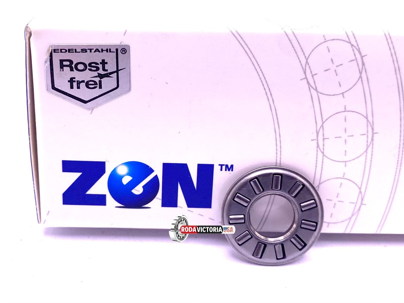 ZEN NTA512 Needle Roller Thrust Bearing 5/16″x3/4″x5/64″
