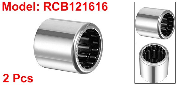 2pcs RCB121616 Needle Roller Bearings One Way Bearing 3/4″ Bore 1″ OD 1″ Width