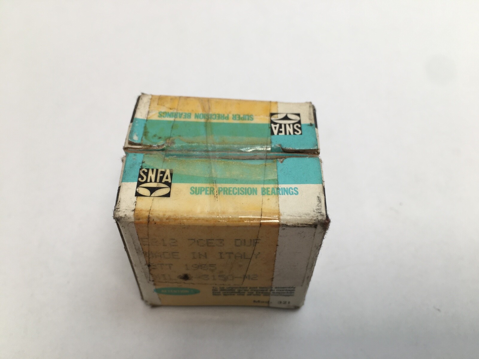 SNFA E212-7CE3DUF Bearing 12x32x10 mm 7201-A E-217-7-CE-3-DUF/DUH Italy 2 Pcs