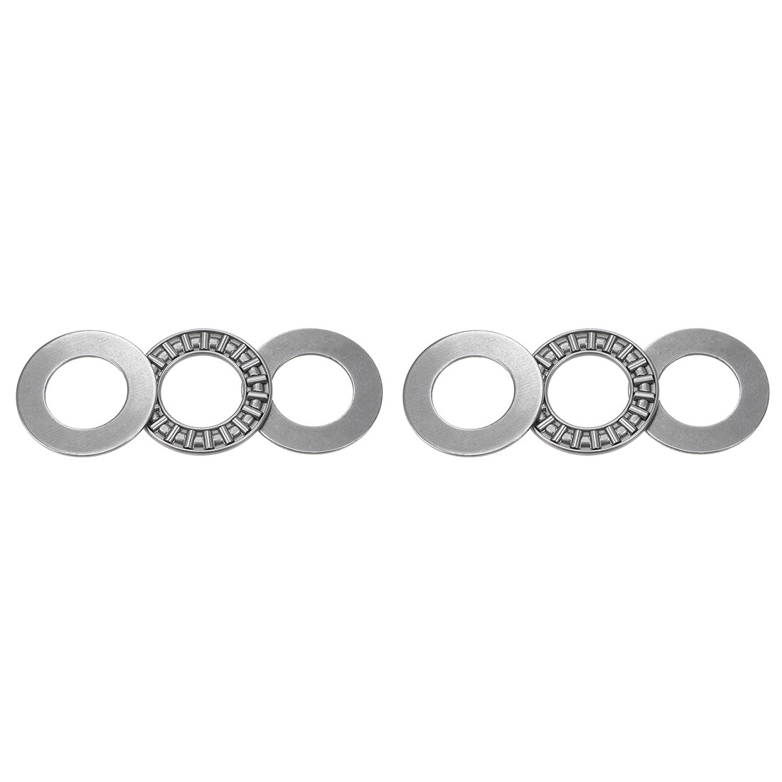 2x AXK1730 Thrust Needle Roller Bearings 17x30x2mm with AS1730 Washers