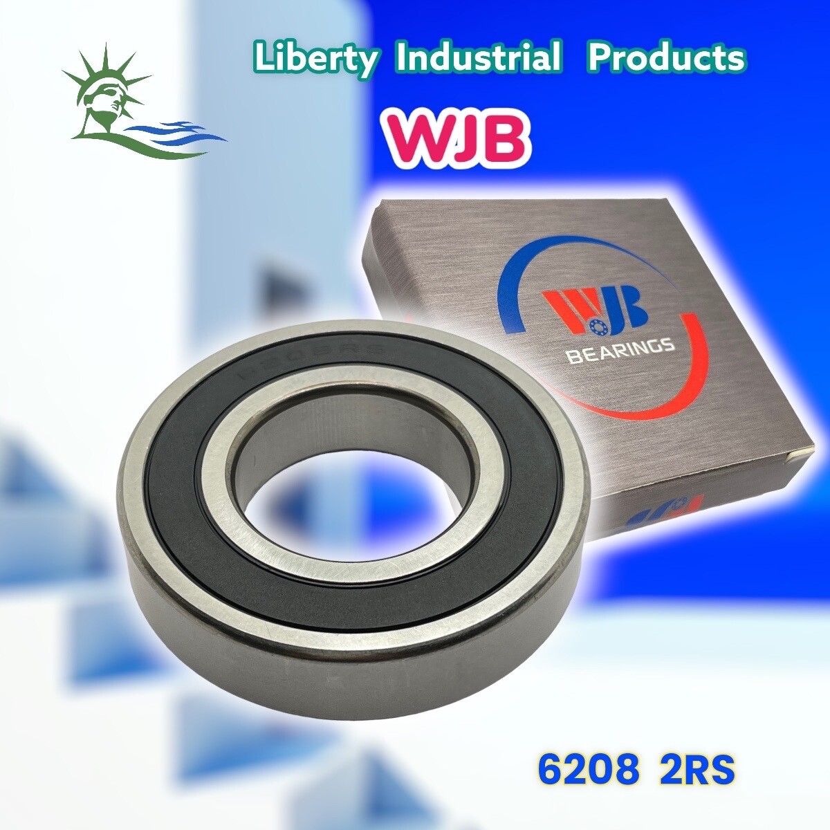 6208-2RS C3 Quality Two Side Rubber Seal Ball Bearing 40x80x18 6208 2RS 6208RS