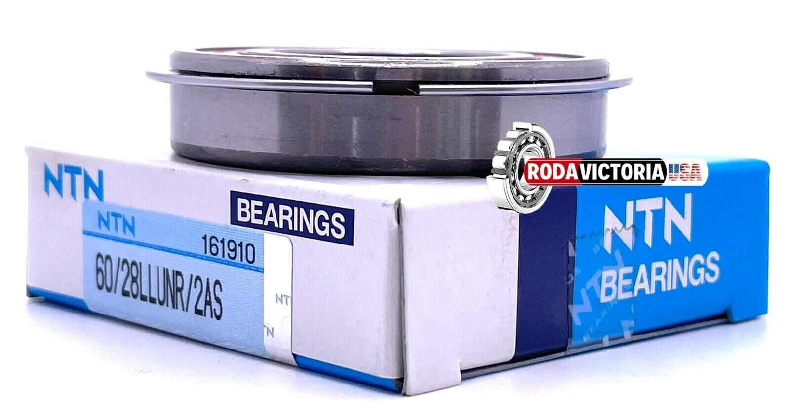 NTN 60/28 LLUNR JAPAN BEARING RUBBER SEALED w/ SNAP RING 60/28-2RS-NR 28*52*12mm