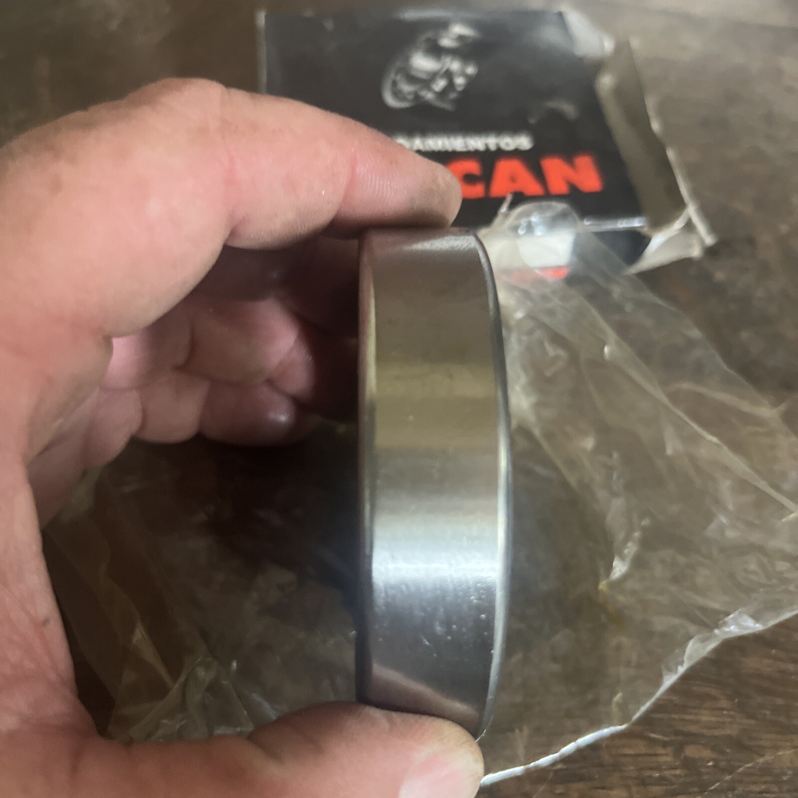 NOS 6208 2RS AMCAN DEEP GROOVE BALL BEARING