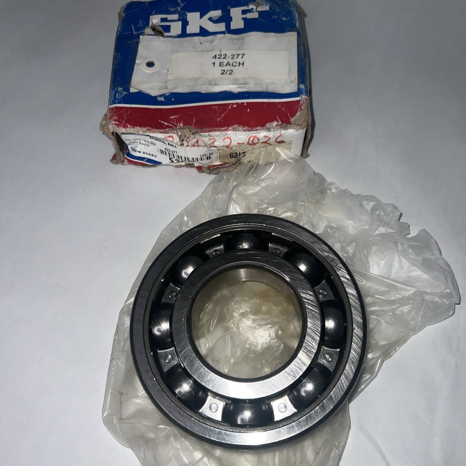 SKF 6313 OPEN, NO SEALS Ball Bearing