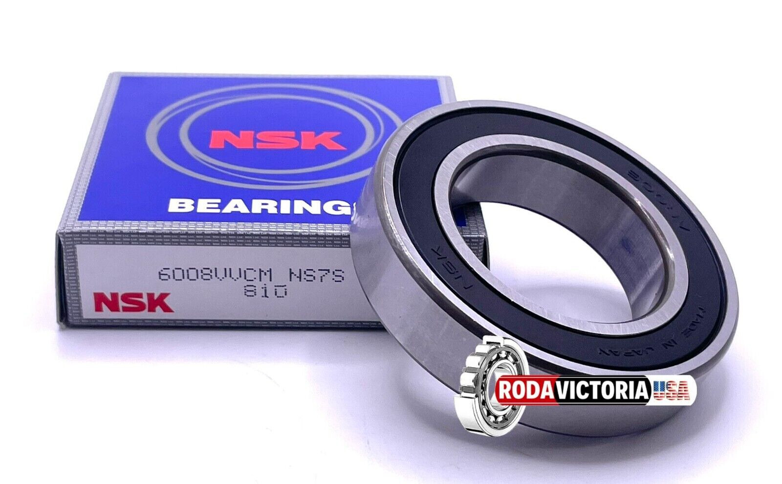 NSK 6008 VV Deep Groove Radial Ball Bearing 40x68x15mm 6008 RS 6008-2RS