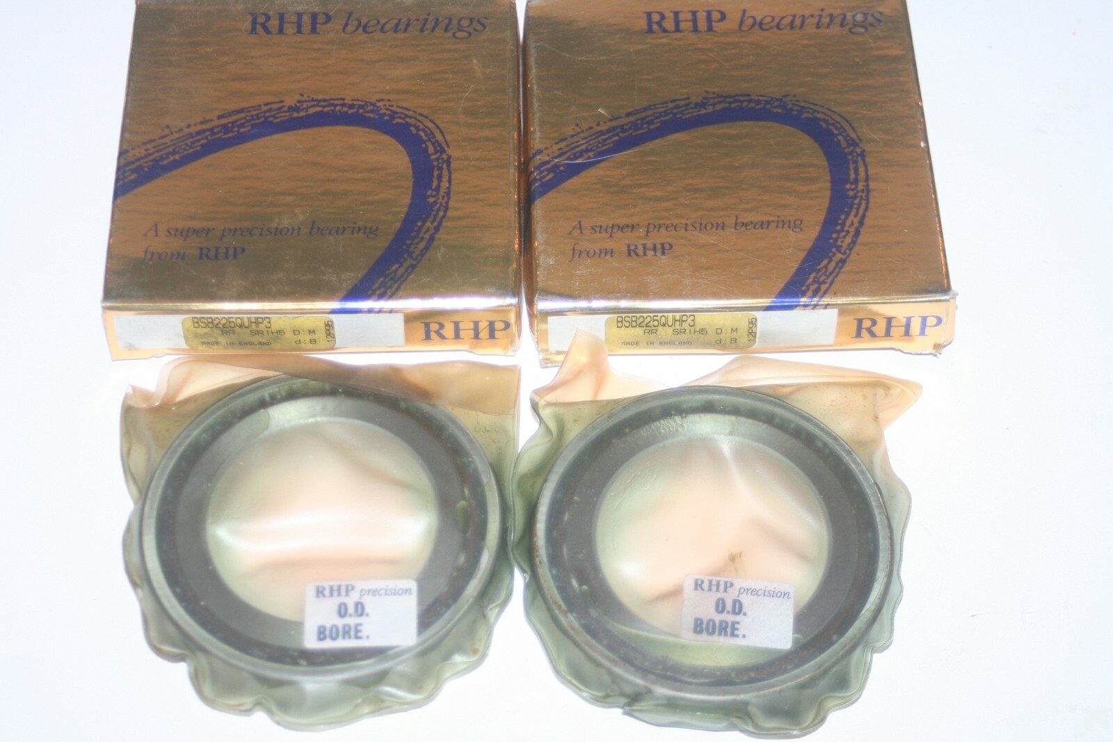 (Set of 2) RHP BSB225 DUHP3 2.25″ X 90mm X 2.5″ Duplex Spindle Bearings * NEW *