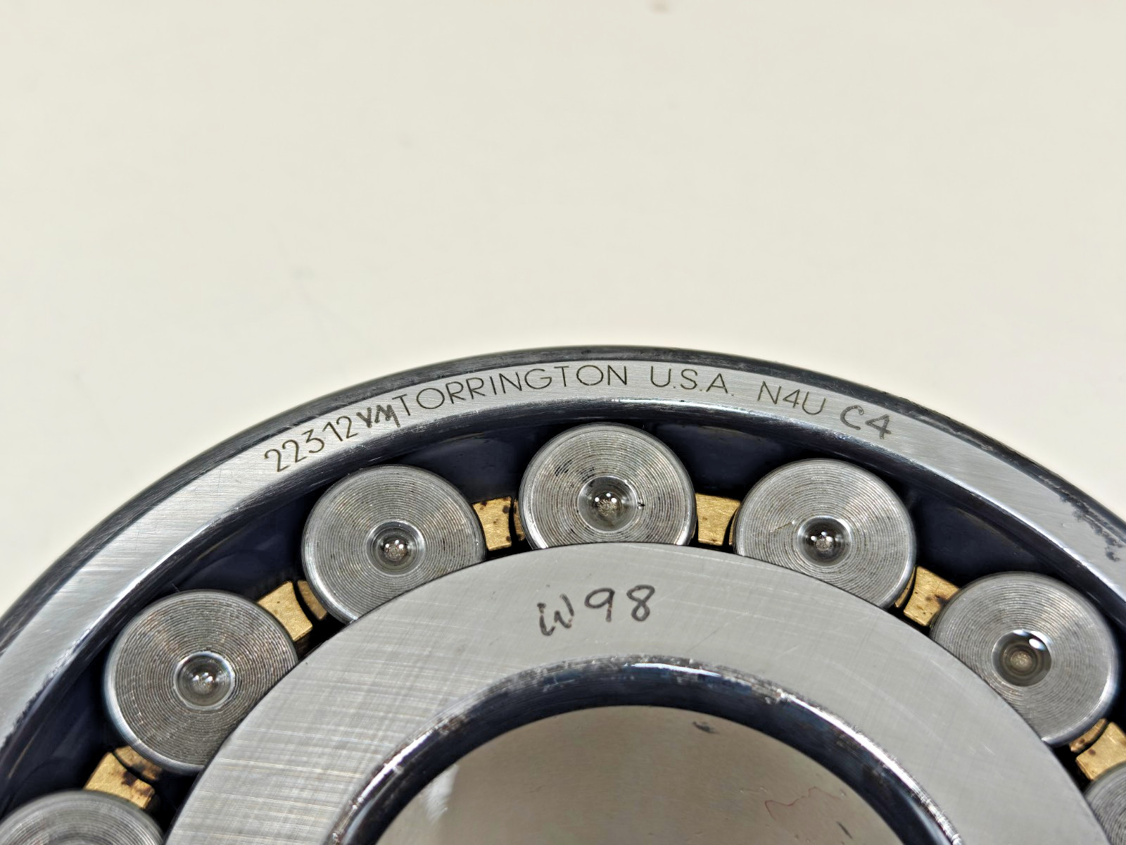 22312YM-W98-C4 Torrington Spherical Roller Bearing Undersized Bore 22312 YM W98