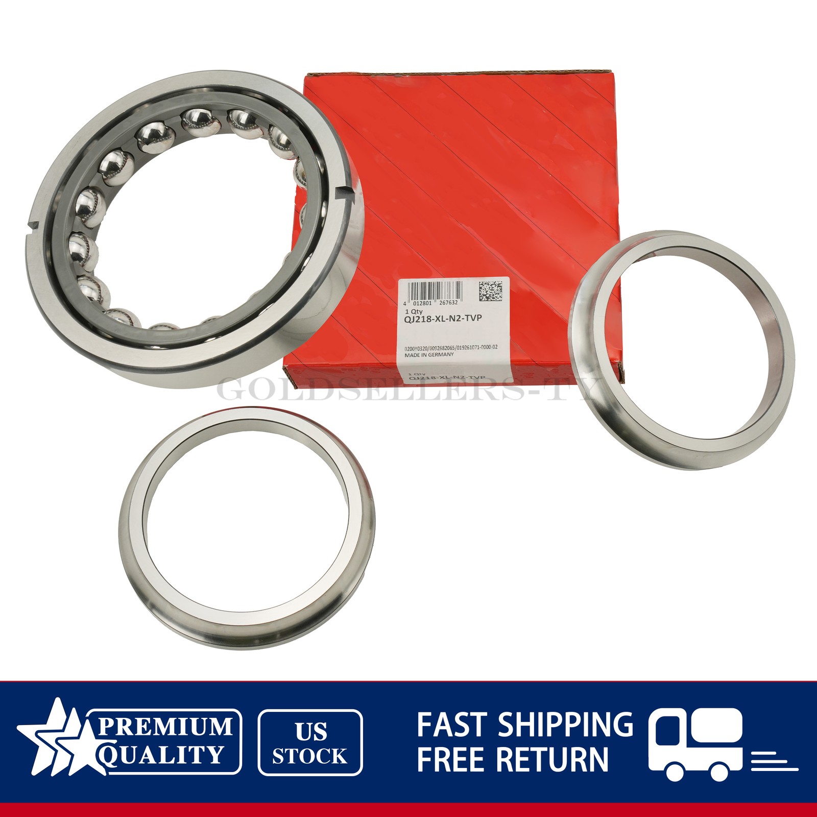 NEW For FAG QJ218 XL N2 TVP Four Point Contact Bearing 90x160x30 mm US