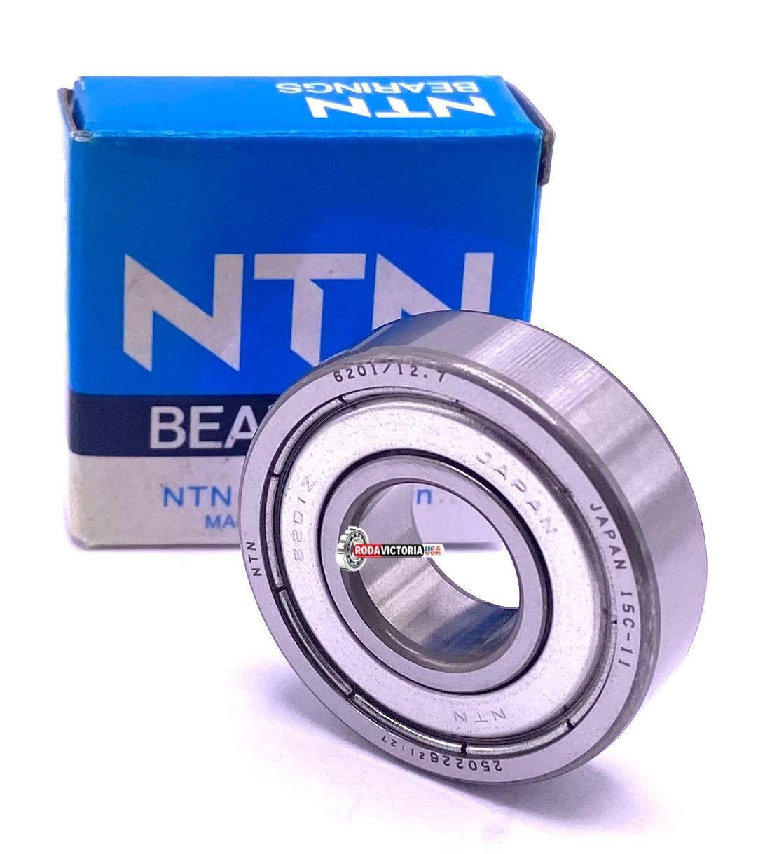 NTN Japan 6201-8 Ball Bearing, Metal Shielded 1/2″ Bore 12.7x32x10 mm