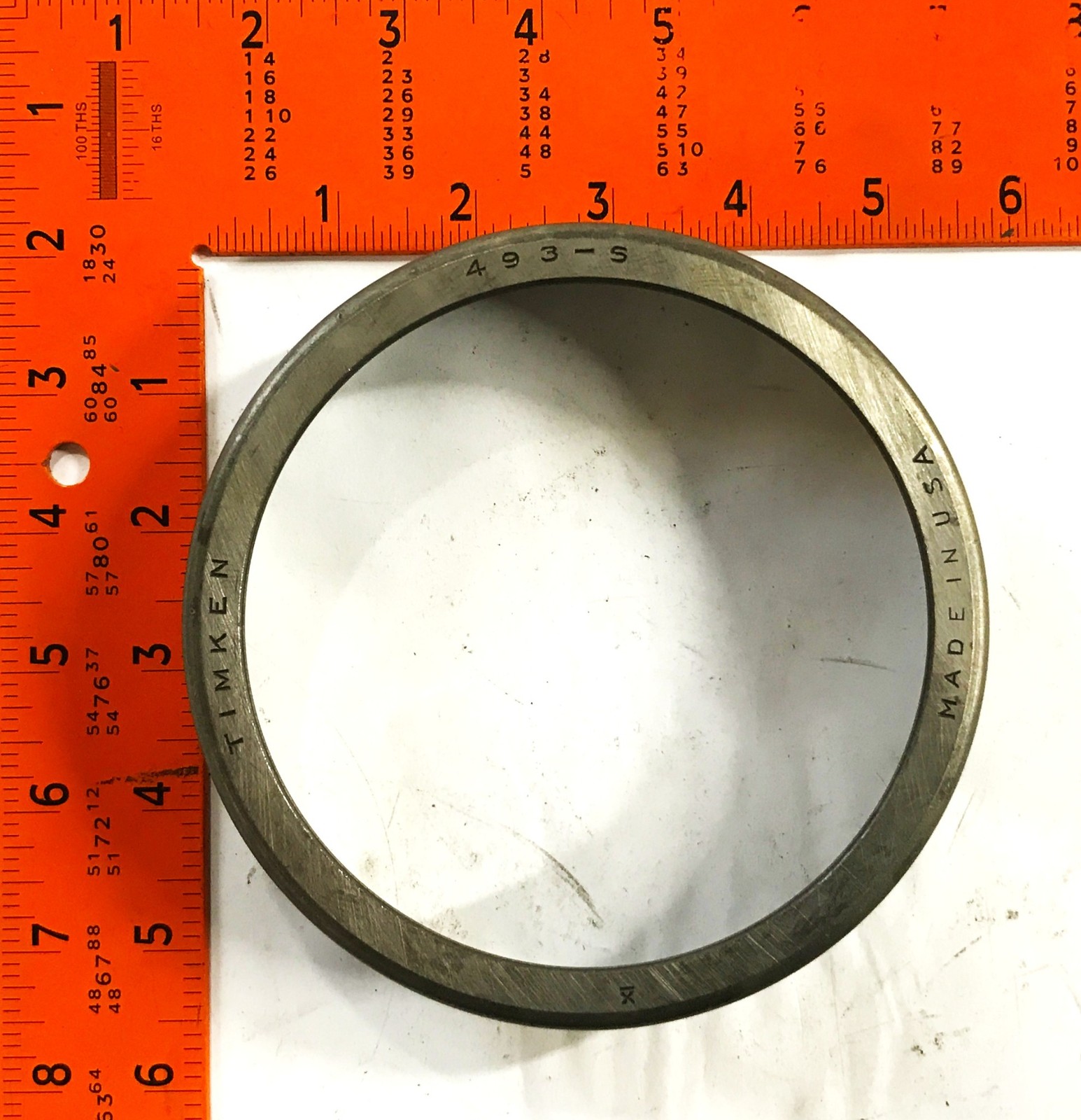 Timken Tapered Roller Bearing Cup 493-S NOS