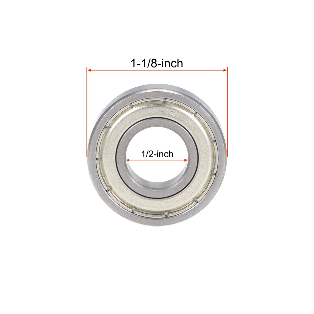 R8ZZ Ball Bearings 1/2×1-1/8×5/16″ Double Shielded Chrome Steel P6 2pcs