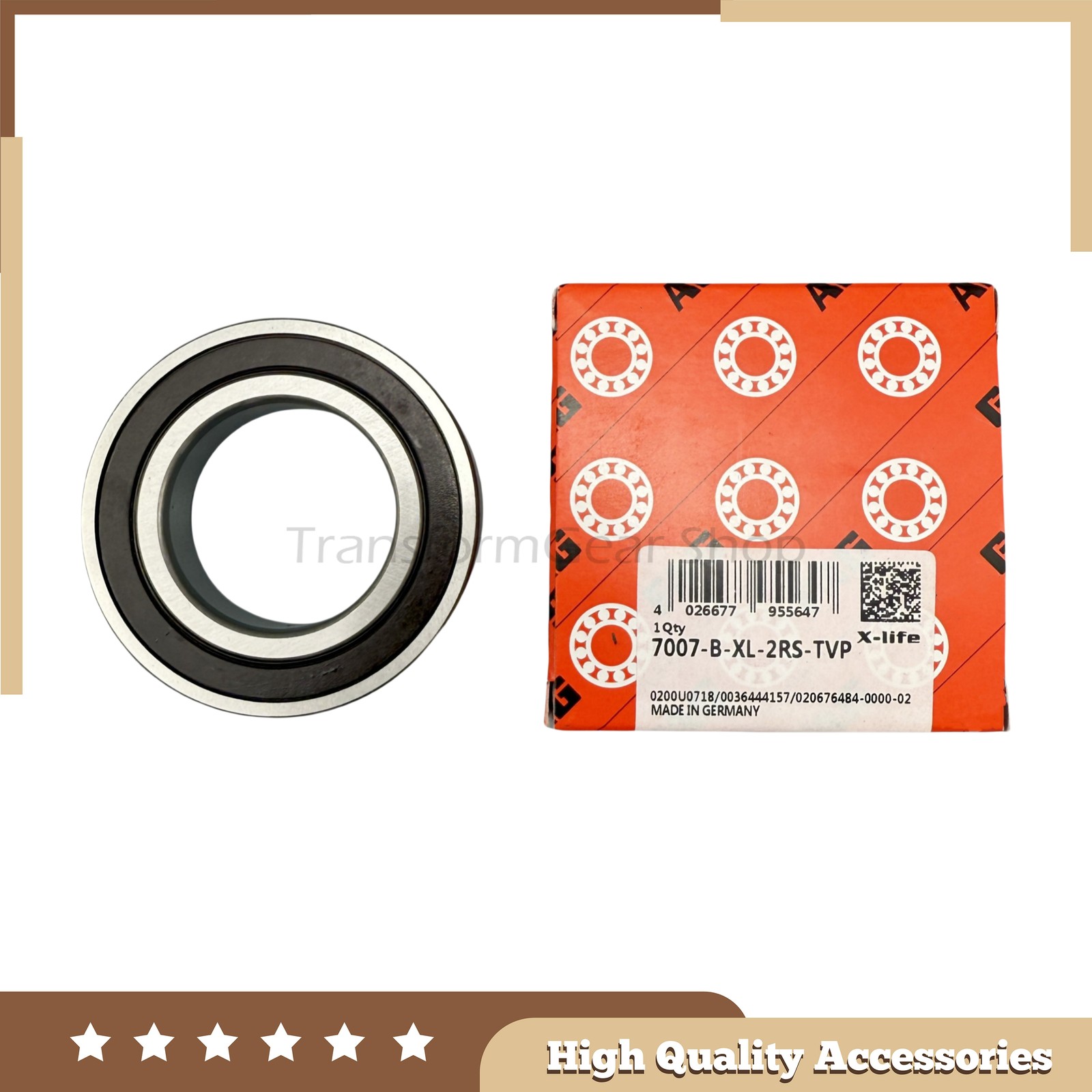 NEW 35x62x14 mm Angular Contact Ball Bearing Fits FAG 7007-B-XL-2RS-TVP US