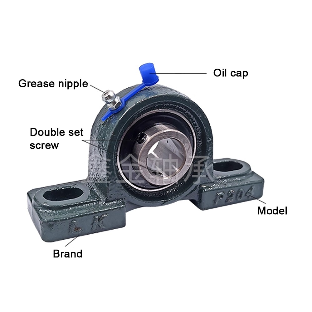 Self Lube Metric Take Up Unit Housing Flange Bearing UCP 305 306 307 308 309 312