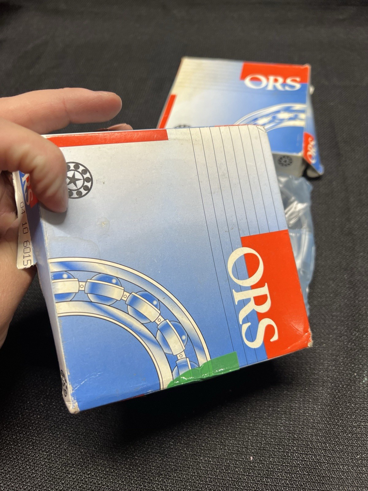 Lot of (2) ORS Ball Bearings 6015 2RS G93 C3 Rubber Sealed New