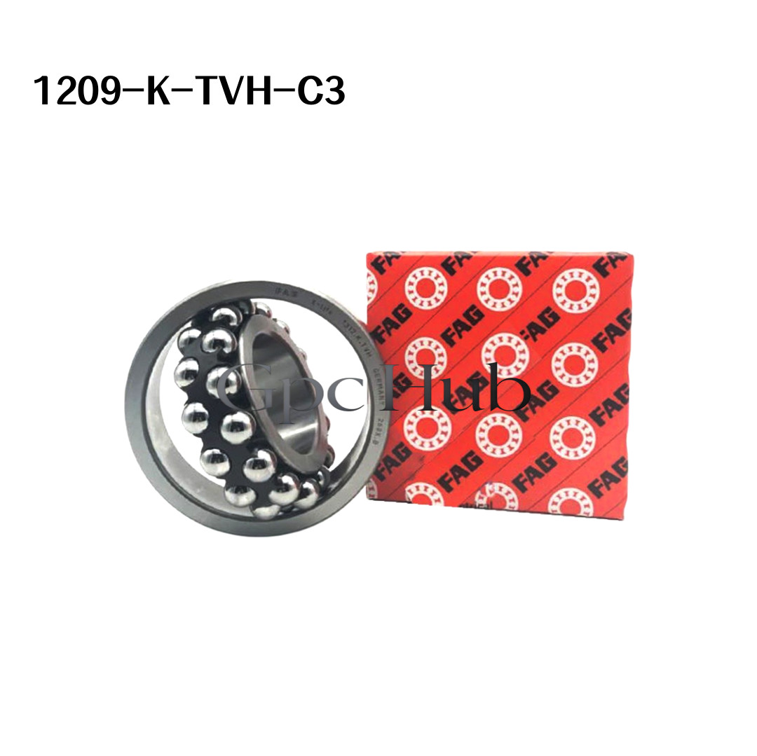 1PC New FAG 1209-K-TVH-C3 Self-aligning Ball Bearings Double Row 45x85x19mm