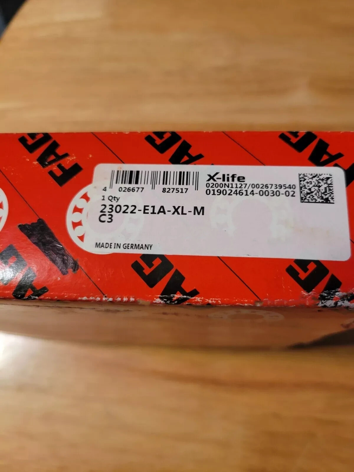 1PC FAG 23022-E1A-XL-M spherical roller bearing