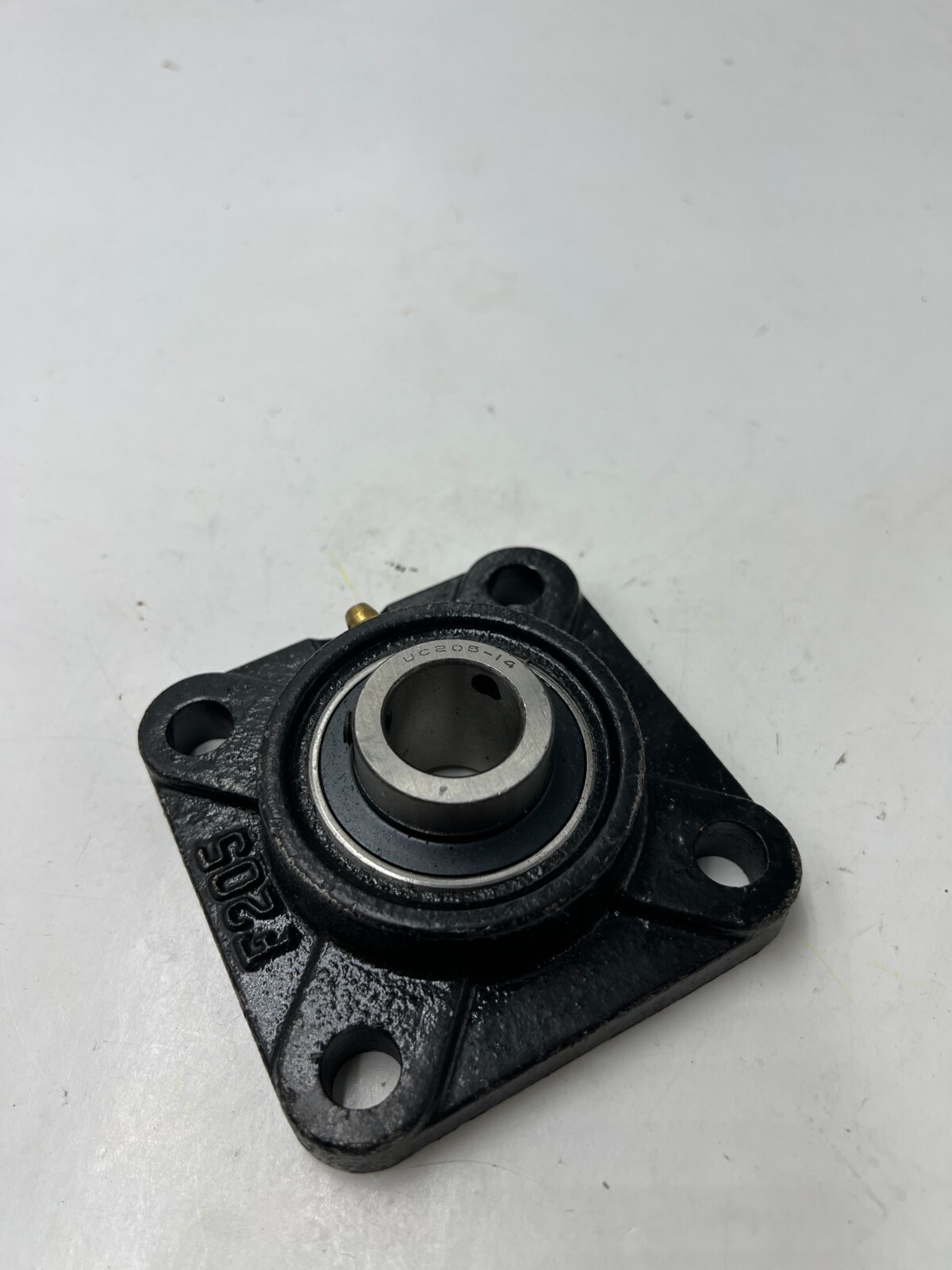 F205 4-BOLT FLANGE INSERT MOUNTED BEARING UC205-14 BLACK Square 7/8″