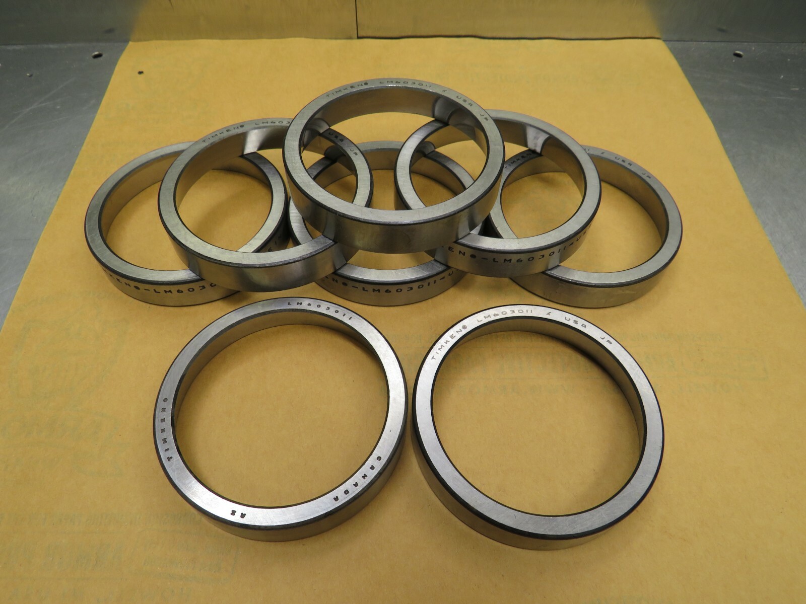 Timken LM603011 Bearing Cup Lot of 8!