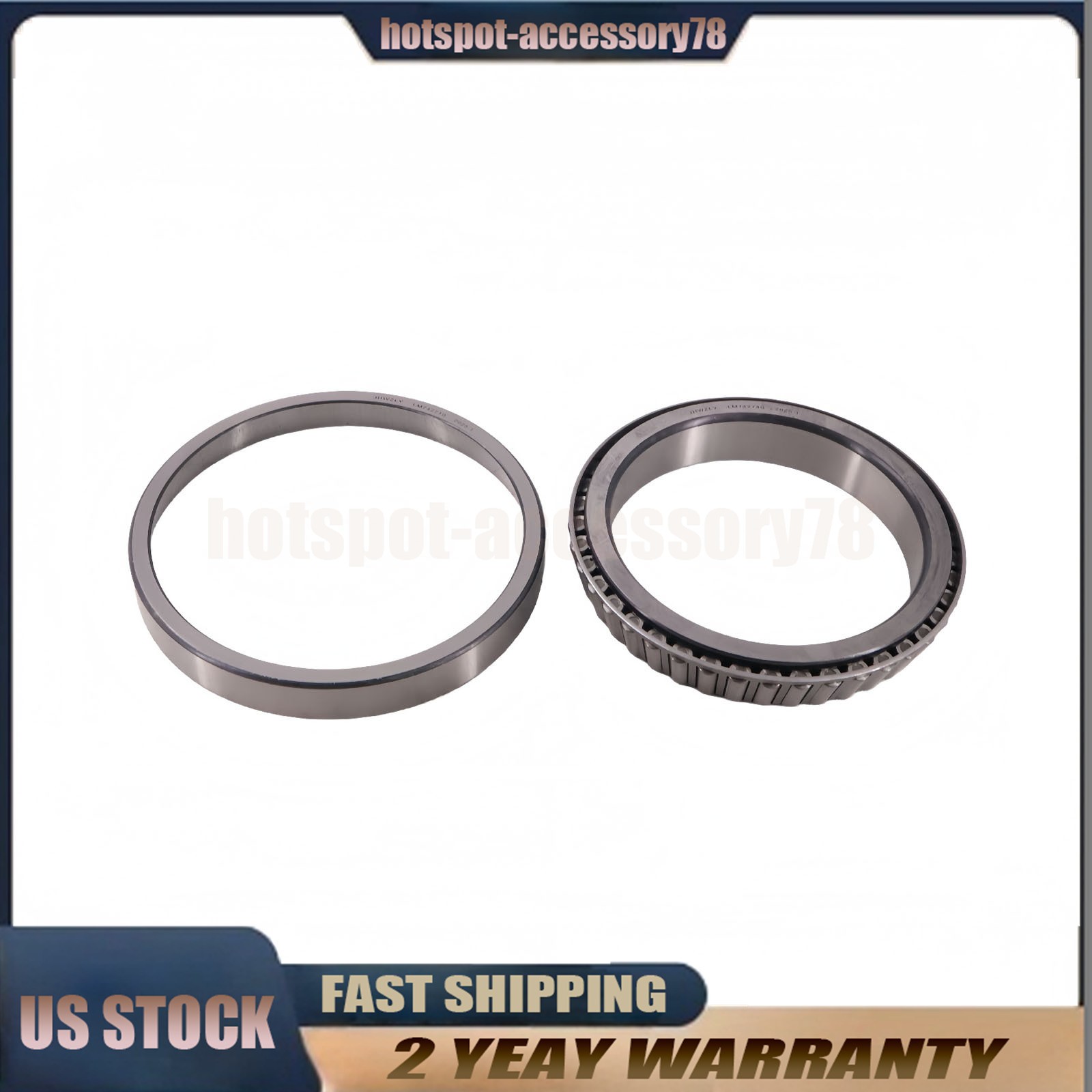 Tapered Bearing LM742749 LM742710 Set For Wheel Hub Cup and Cone New