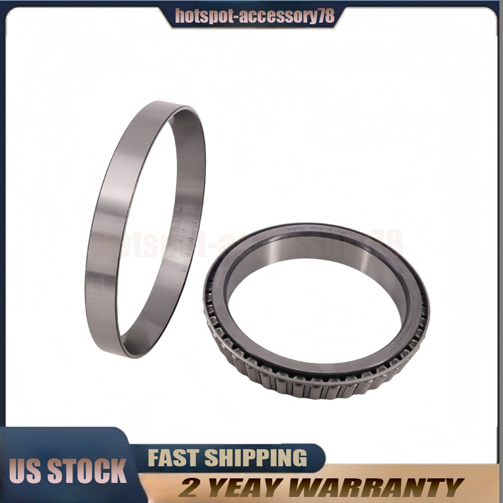 Tapered Bearing LM742749 LM742710 Set For Wheel Hub Cup and Cone New