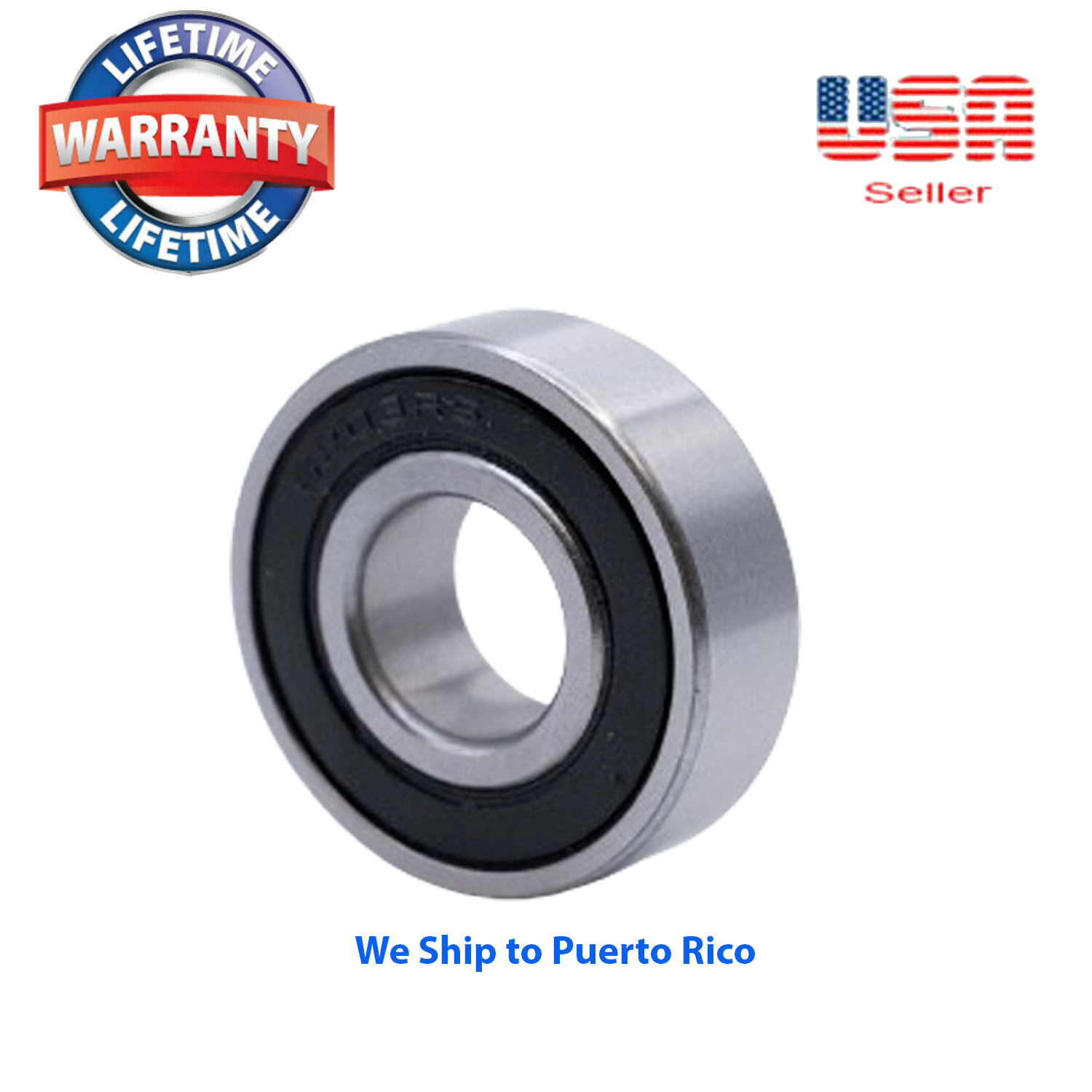 10 PCs 6004-2RS Premium Rubber Seal Ball Bearing C3 EMQ, 20x42x12 6004rs
