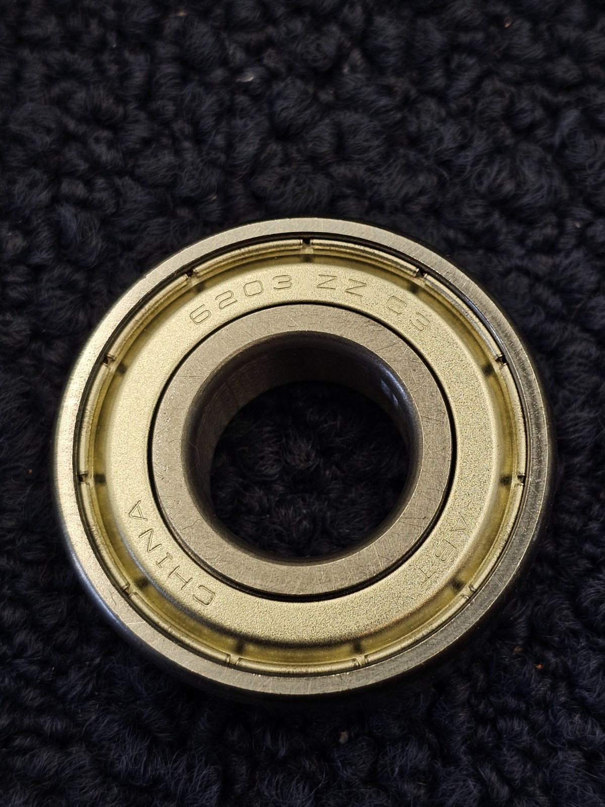 (QTY 10) ABT 6203 ZZ C3 Metal Shielded Ball Bearing 17mm x 40mm x 12mm
