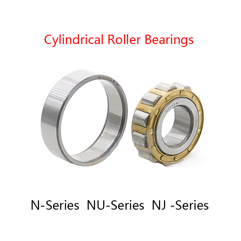 Cylindrical Roller Bearings N/NU/NJ Series Bore 15-100mm Large Carrying Capacity