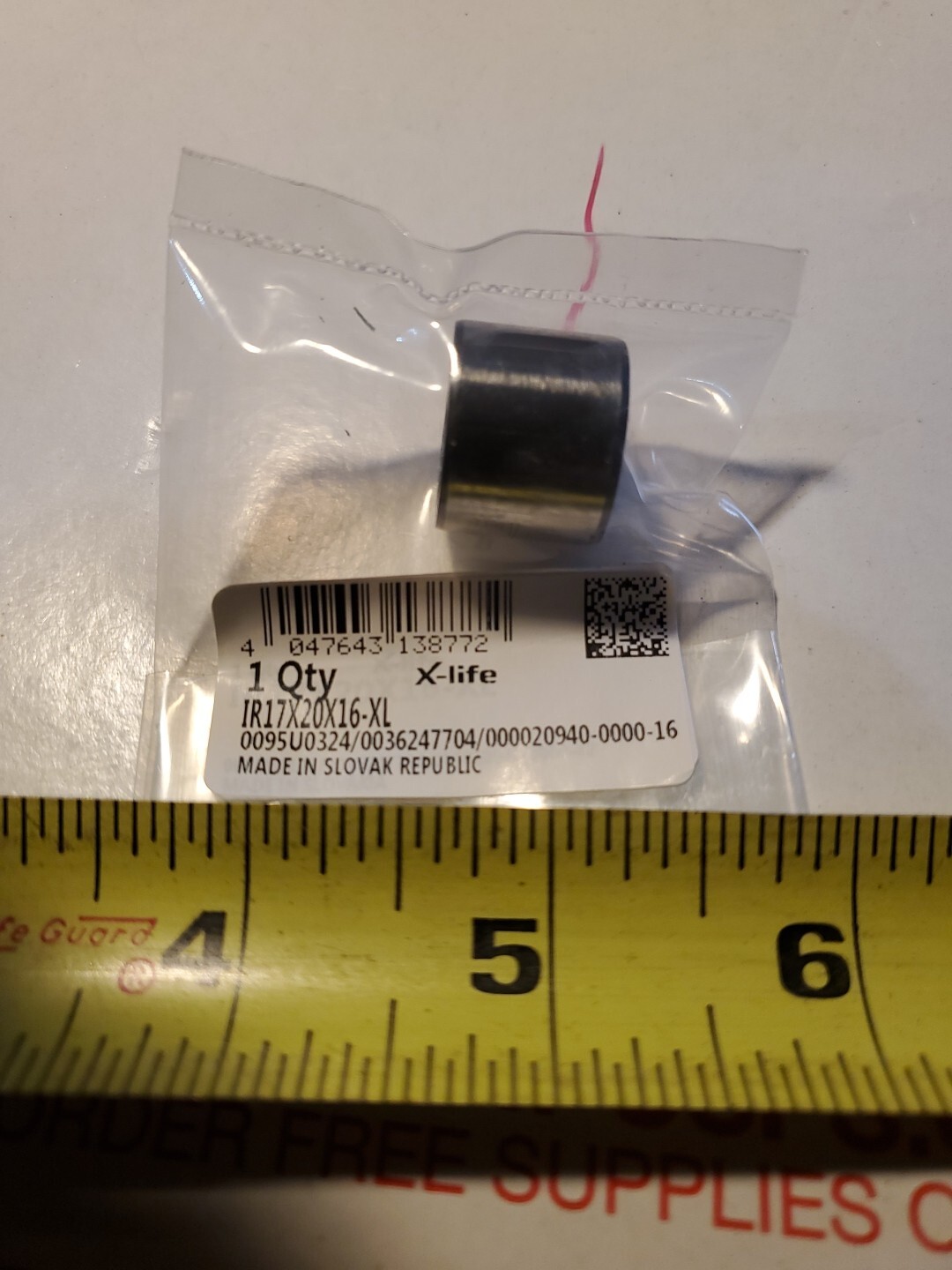 IR17X20X16-XL INA/Schaeffler Technologies 17 x 20 x 16 mm NEEDLE ROLL NEW, U5
