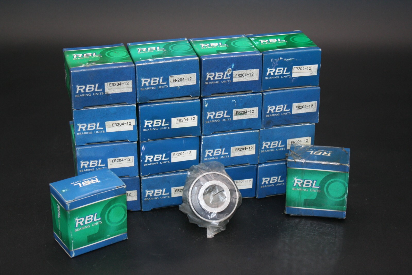 One (1) ER204-12, SER204-12 Insert Bearing w Snap Ring 3/4″ Bore NEW