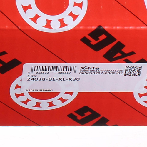 24038-BE-XL-K30 FAG 190 x 290 x 100 mm SPHERICAL ROLLER