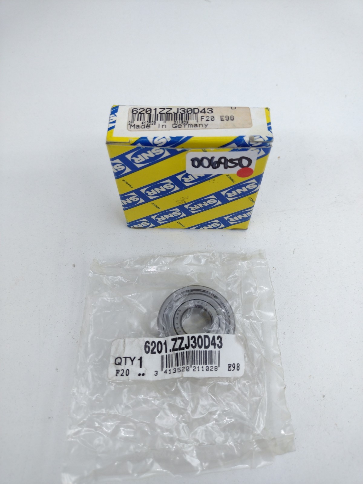 *** SNR 6201 ZZ J30 D43 Deep Groove Ball Bearing 32 mm Bore