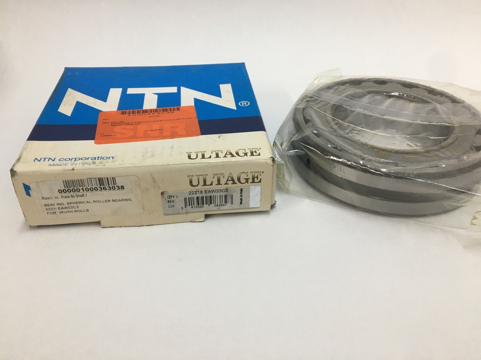 NTN 22218EAW33C3 Spherical Roller 90x160x40 mm 22218 EA W33 C3 22218E C3 Italy
