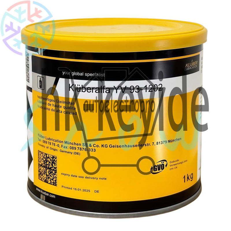 1Pcs NEW KLUBER Lubrication Kluberalfa YV 93-1202 Grease 1Kg (2.2 LB)