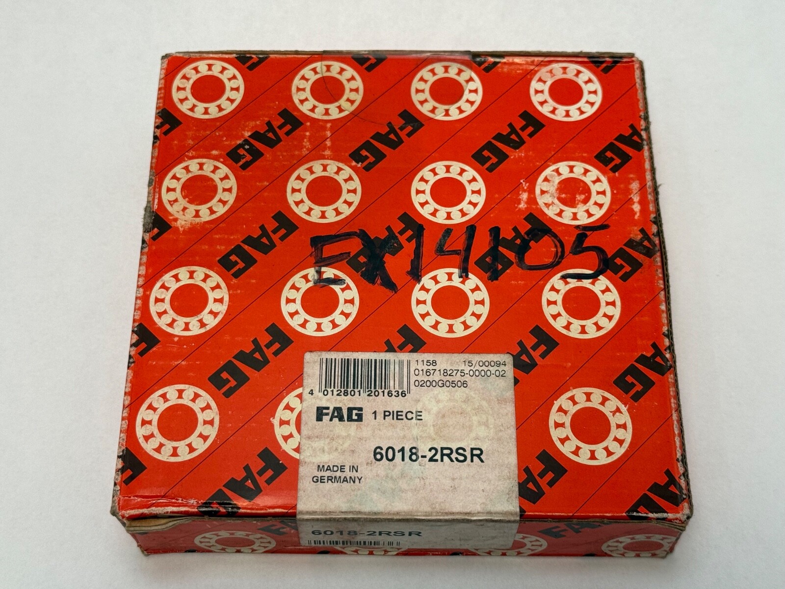 FAG 6018-2RSR Bearing Rubber Seals 60182RSR 6018RS 6018 2RS RS 2RS1 90x140x24 mm