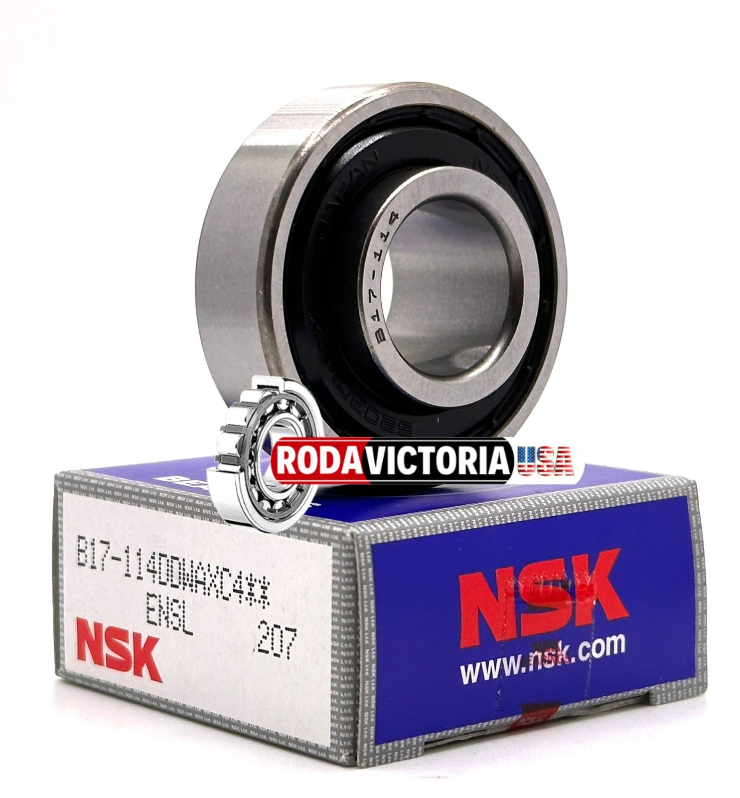 NSK JAPAN B17-114 Clutch Pilot Bearing 17x40x20/12mm