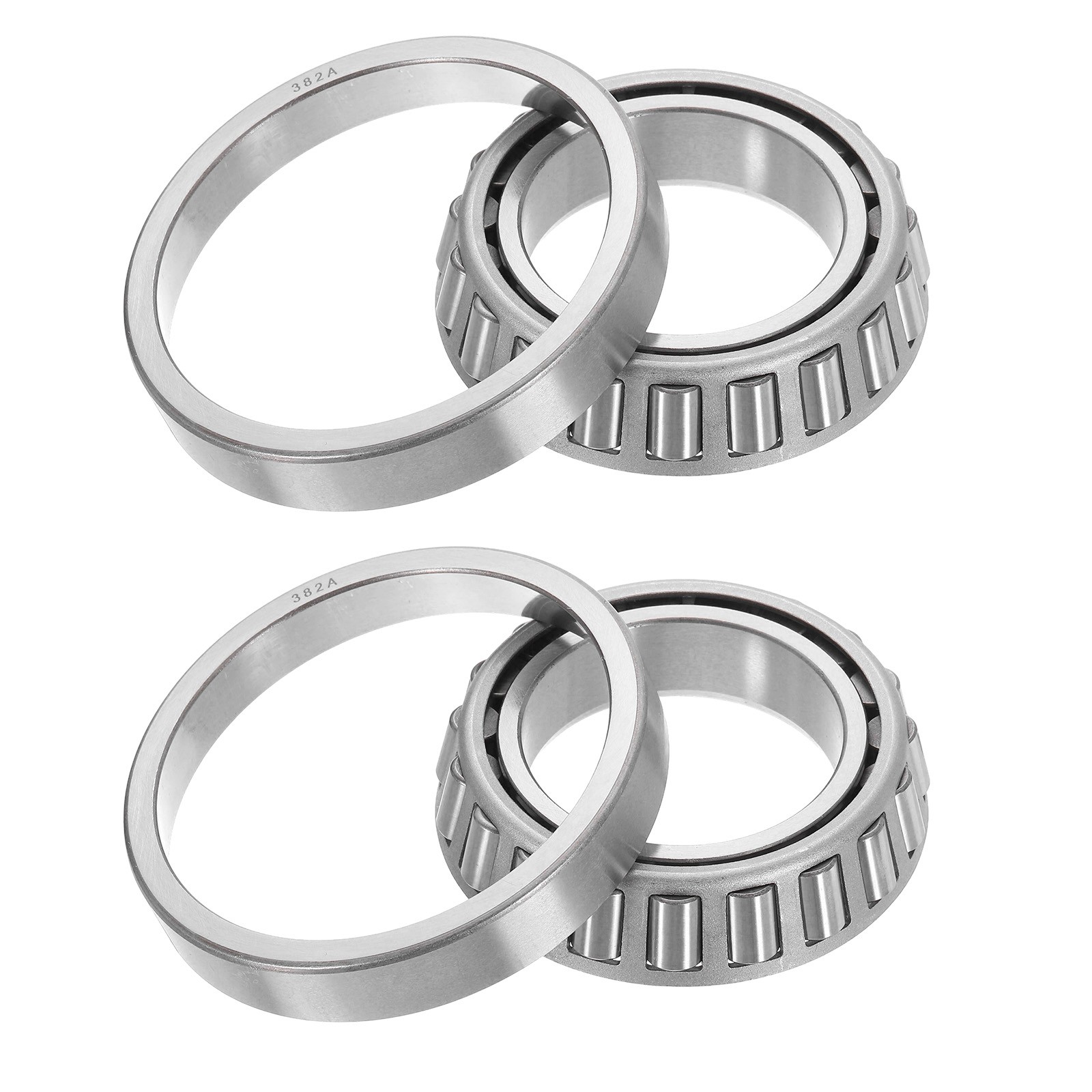 2pcs 387A/382A Tapered Roller Bearing Cone and Cup 2.25″ Bore x 3.8125″ OD P6