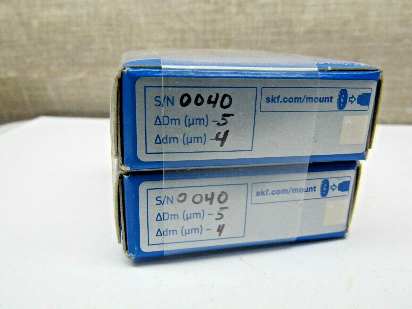 SKF Sealed 7204 CD/P4ADGA Super Precision 2 Bearing Set Matched & S/N
