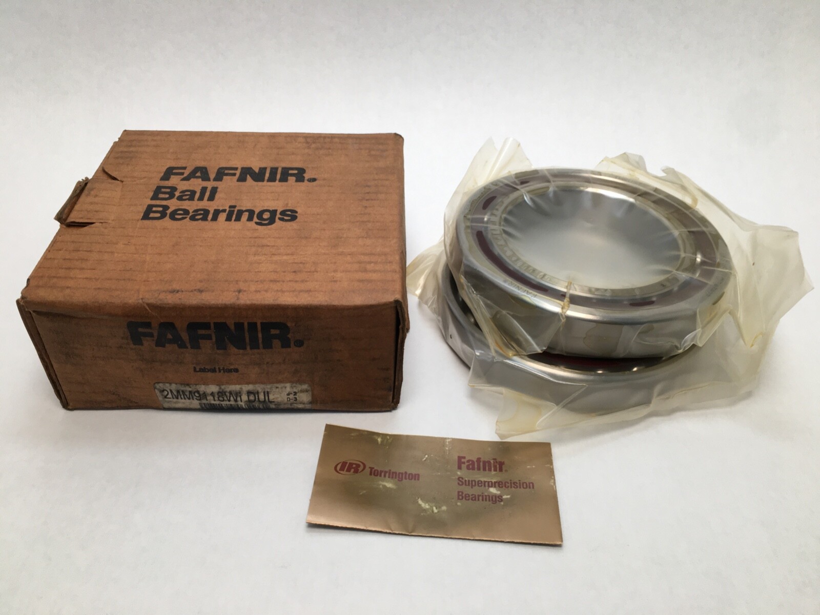 Fafnir 2MM9118WI-DUL Angular Bearing 90x140x24 mm 7018 2MM 9118 WI DUL USA 2 Pcs