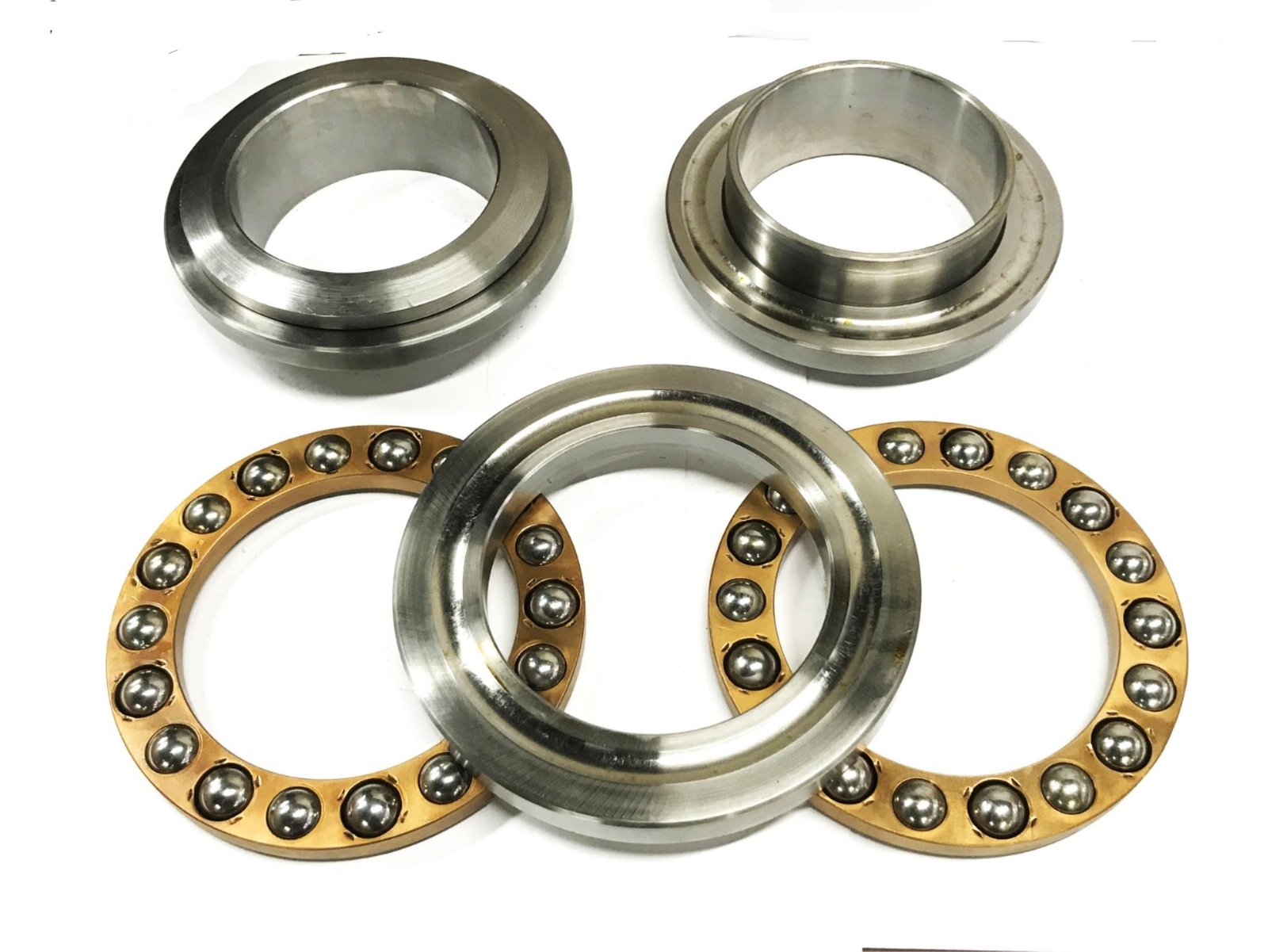 Unbranded 5-Piece 10 inch Double Thrust Bearing WD24-1/2 NOS
