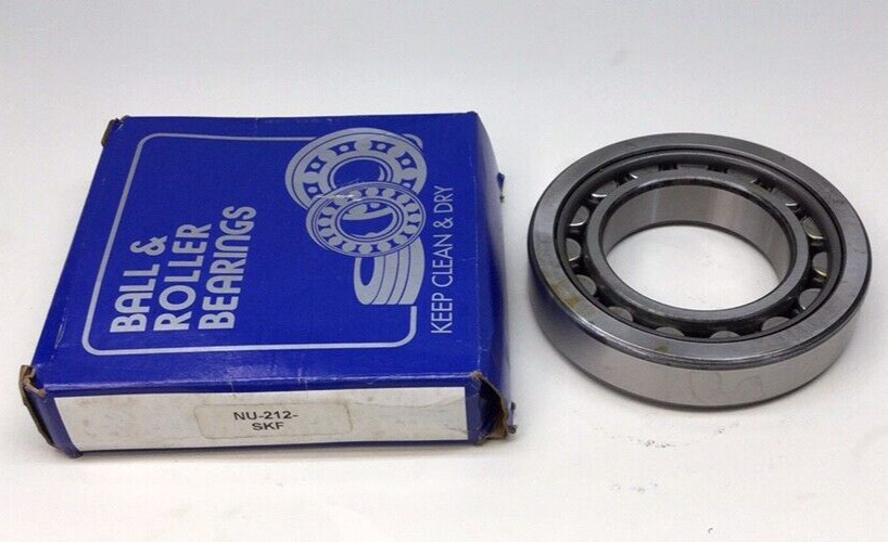 SKF NU-212 Cylindrical Roller Bearing 60mm ID X 110mm OD X 22mm W NU212 NU 212