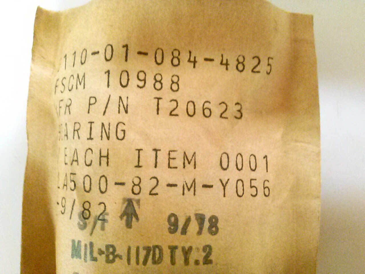 New Departure NDH 3203AC / Y3203AC bearing, made in USA. * (203AC on bearing).